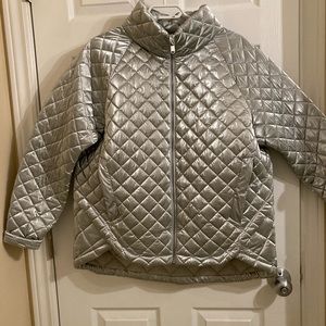 Athleta Whisper Featherless Metallic Jacket